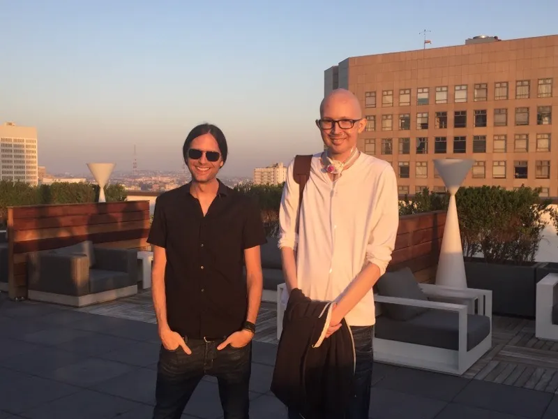 Jim and I, October 2017